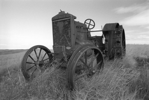 "Wheels of Time" Wallis tractor