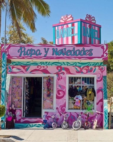 Shop selling all sorts of cloths and kids toys