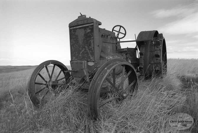 "Wheels of Time" Wallis tractor